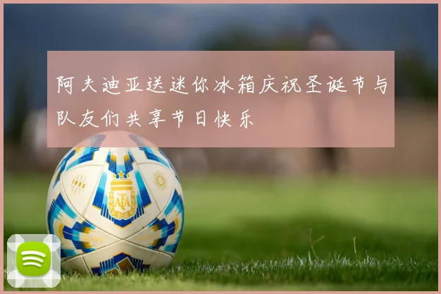 阿夫迪亚送迷你冰箱庆祝圣诞节与队友们共享节日快乐